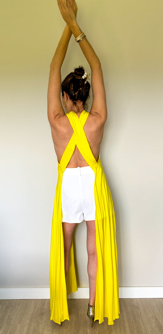 VESTIDO-TOP DE CREPE