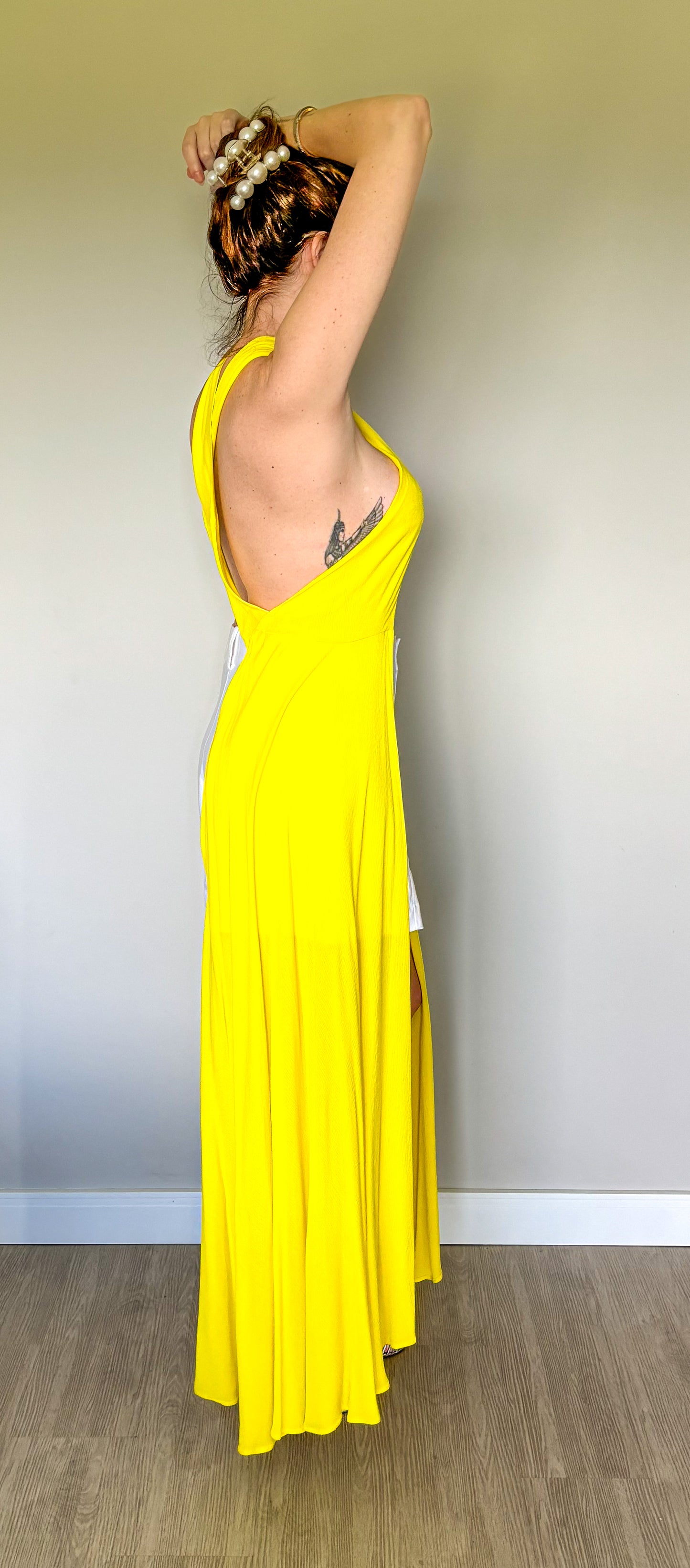 VESTIDO-TOP DE CREPE